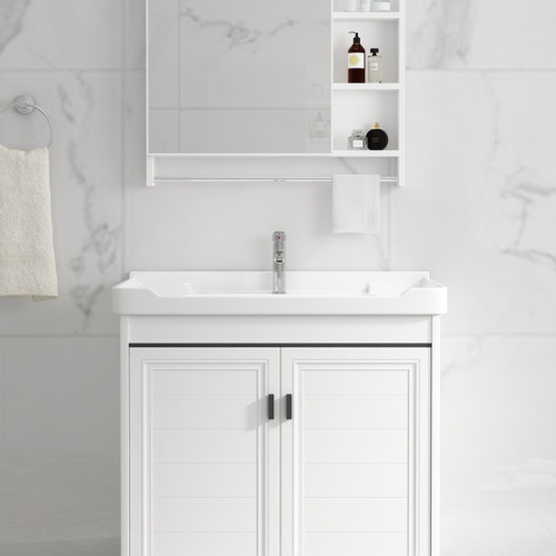 太空鋁落地式浴室櫃洗手盆櫃組合衛生間洗臉盆陽台一體洗漱台面池 太空鋁落地式浴室櫃洗手盆櫃組合衛生間洗臉盆陽台一體洗漱台面池