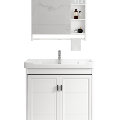 太空鋁落地式浴室櫃洗手盆櫃組合衛生間洗臉盆陽台一體洗漱台面池 太空鋁落地式浴室櫃洗手盆櫃組合衛生間洗臉盆陽台一體洗漱台面池