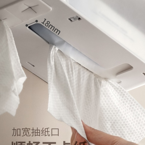 洗臉巾收納盒壁掛式一次性潔面紙巾化妝棉衛生間厠所置物架 洗臉巾收納盒壁掛式一次性潔面紙巾化妝棉衛生間厠所置物架