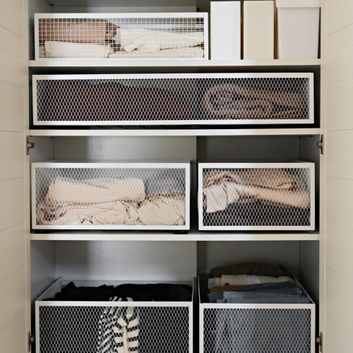 衣櫃拉籃櫃子分層收納盒櫥櫃抽拉收納籃雜物抽拉式diy整理收納筐 衣櫃拉籃櫃子分層收納盒櫥櫃抽拉收納籃雜物抽拉式diy整理收納筐