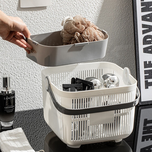 手提洗澡籃學生洗漱用品乾溼分離浴室洗浴宿舍提籃沐浴筐洗浴籃子 手提洗澡籃學生洗漱用品乾溼分離浴室洗浴宿舍提籃沐浴筐洗浴籃子