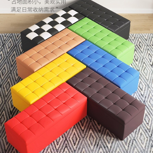 換鞋凳家用門口服裝店沙發凳床尾儲物箱長方形長條收納小凳子可坐 換鞋凳家用門口服裝店沙發凳床尾儲物箱長方形長條收納小凳子可坐