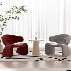 陽台創意異形單人小沙發茶幾網紅休閒息區接待洽談會客桌椅子組合