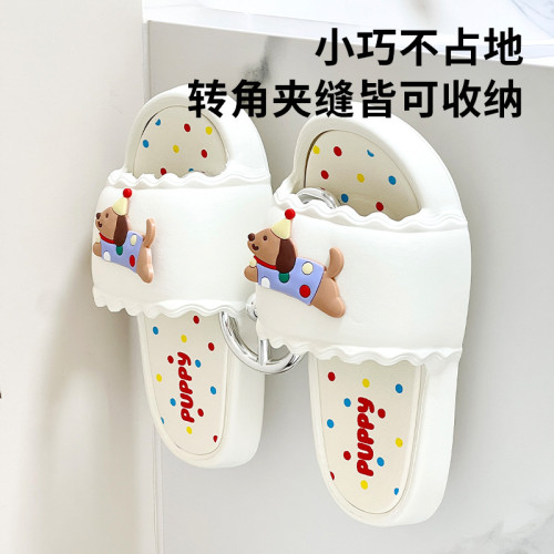 吸盤拖鞋架浴室衛生間牆上免打孔瀝水置物掛架壁掛式鞋子收納神器 吸盤拖鞋架浴室衛生間牆上免打孔瀝水置物掛架壁掛式鞋子收納神器