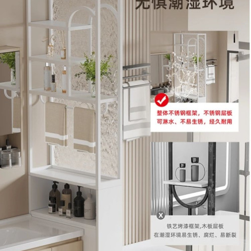 浴室邊櫃半牆隔斷櫃衛生間洗漱台側櫃不鏽鋼屏風玻璃玄關高 浴室邊櫃半牆隔斷櫃衛生間洗漱台側櫃不鏽鋼屏風玻璃玄關高