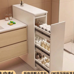 鋁合金半牆隔斷櫃防水防潮浴室櫃蜂窩鋁衛生間馬桶側邊儲物收納櫃