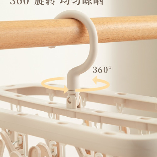 襪子晾衣架晾曬架家用寶寶多夾子多功能晾衣夾掛內衣內褲 襪子晾衣架晾曬架家用寶寶多夾子多功能晾衣夾掛內衣內褲