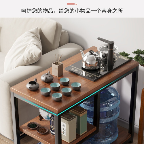 茶桌家用小茶台客廳沙發邊幾側邊櫃可移動茶幾茶水櫃置物架桌子無 茶桌家用小茶台客廳沙發邊幾側邊櫃可移動茶幾茶水櫃置物架桌子無