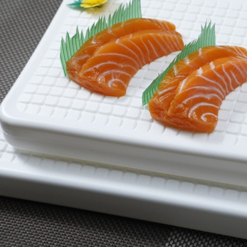 刺身冰盤塑膠長方形魚生冰板圓形三文魚冰碟注水刺身盤子商用 刺身冰盤塑膠長方形魚生冰板圓形三文魚冰碟注水刺身盤子商用