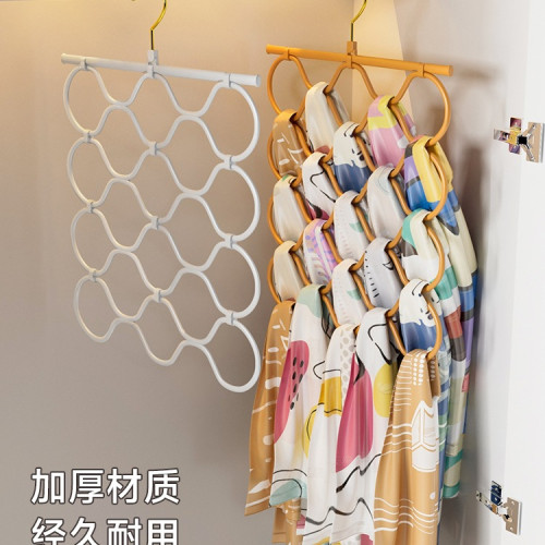 絲巾收納架圍巾領帶絲襪多功能家用液態矽膠無痕防滑衣架 絲巾收納架圍巾領帶絲襪多功能家用液態矽膠無痕防滑衣架