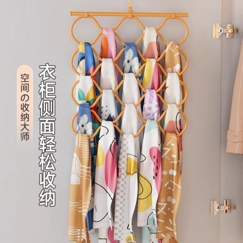 絲巾收納架圍巾領帶絲襪多功能家用液態矽膠無痕防滑衣架 絲巾收納架圍巾領帶絲襪多功能家用液態矽膠無痕防滑衣架