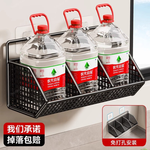 蔥薑蒜收納盒廚房多功能置物架牆掛式菜籃子牆上壁掛收納筐