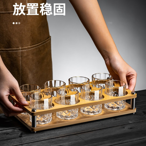 家用感二兩白酒杯套裝輕奢2兩小杯子分酒器飯店商用加厚 家用感二兩白酒杯套裝輕奢2兩小杯子分酒器飯店商用加厚