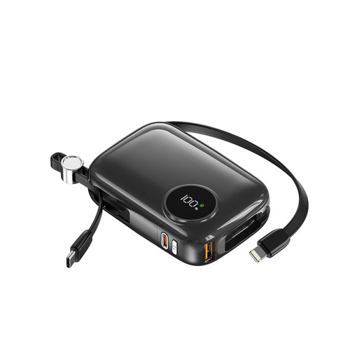 10000安培充電寶行動電源66W快充自帶線 10000安培充電寶行動電源66W快充自帶線