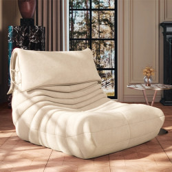 網紅毛毛蟲懶人沙發可躺可睡單人小沙發椅臥室陽台休閒躺椅榻榻米