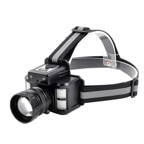 新款白雷射強光遠射頭燈USB充電戶外夜釣數顯LED續航變焦頭燈 新款白雷射強光遠射頭燈USB充電戶外夜釣數顯LED續航變焦頭燈