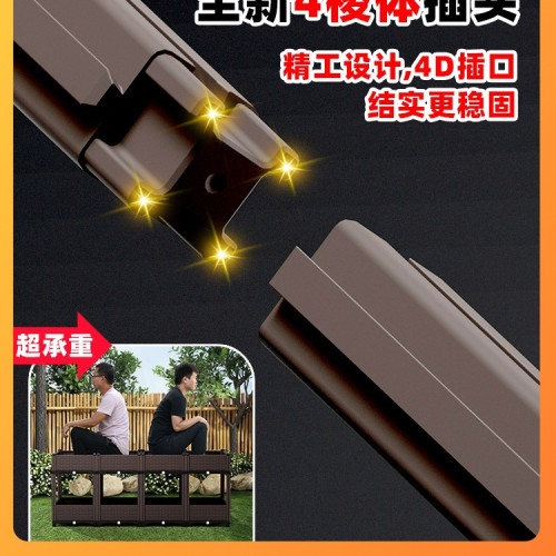 30花箱種植箱戶外庭院家用花盆塑膠大號蔬菜方形種菜箱陽台 30花箱種植箱戶外庭院家用花盆塑膠大號蔬菜方形種菜箱陽台