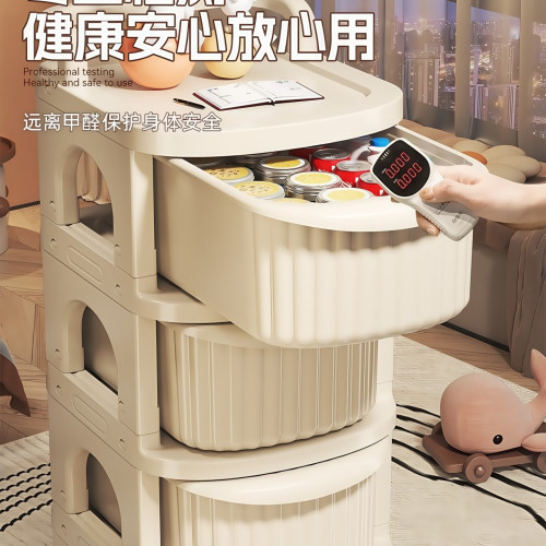 小推車置物架多層落地抽屜式嬰兒用品玩具零食收納架子客廳收納櫃 小推車置物架多層落地抽屜式嬰兒用品玩具零食收納架子客廳收納櫃