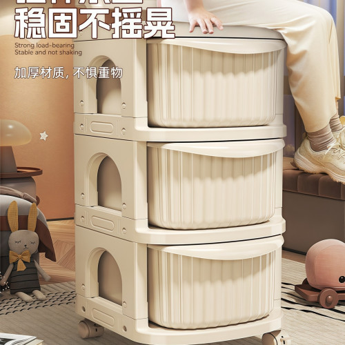 小推車置物架多層落地抽屜式嬰兒用品玩具零食收納架子客廳收納櫃 小推車置物架多層落地抽屜式嬰兒用品玩具零食收納架子客廳收納櫃