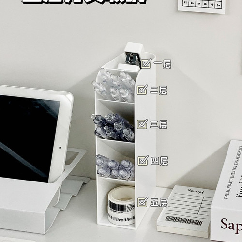 斜插式筆筒辦公室桌面文具筆架大容量宿舍學生ins收納筆桶收納盒 斜插式筆筒辦公室桌面文具筆架大容量宿舍學生ins收納筆桶收納盒