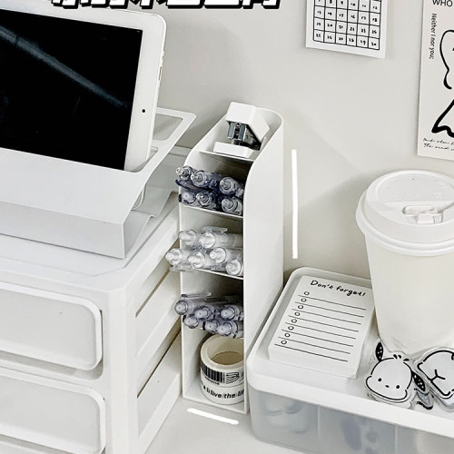 斜插式筆筒辦公室桌面文具筆架大容量宿舍學生ins收納筆桶收納盒 斜插式筆筒辦公室桌面文具筆架大容量宿舍學生ins收納筆桶收納盒