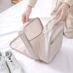 鞋子收納袋旅行鞋袋可攜式防塵收納包出差裝拖鞋的袋子旅遊用品