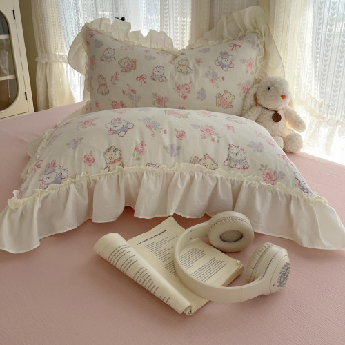 a類母嬰級純棉雙層紗四件套被套2025新款被罩宿舍床上三件套4 a類母嬰級純棉雙層紗四件套被套2025新款被罩宿舍床上三件套4