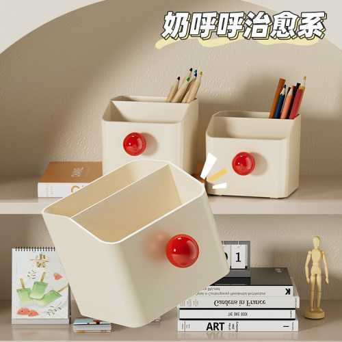 辦公室筆筒可愛學生文具整理彩色孟菲斯創意女孩子桌面收納盒 辦公室筆筒可愛學生文具整理彩色孟菲斯創意女孩子桌面收納盒