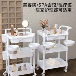 美容小推車美容院美甲美睫美髮紋綉理髮店移動置物架子工具車