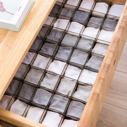 抽屜收納分隔內衣內褲分格板衣櫃分割隔板襪子自由組合蜂巢收納格