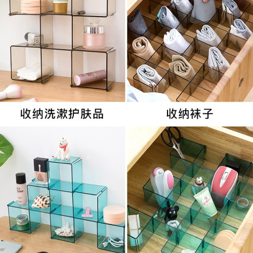 抽屜收納分隔內衣內褲分格板衣櫃分割隔板襪子自由組合蜂巢收納格 抽屜收納分隔內衣內褲分格板衣櫃分割隔板襪子自由組合蜂巢收納格