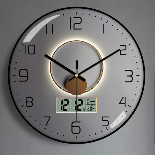 北歐鍾表掛鍾客廳2025新款自動對時電波鍾家用靜音時鍾掛牆免打孔 北歐鍾表掛鍾客廳2025新款自動對時電波鍾家用靜音時鍾掛牆免打孔