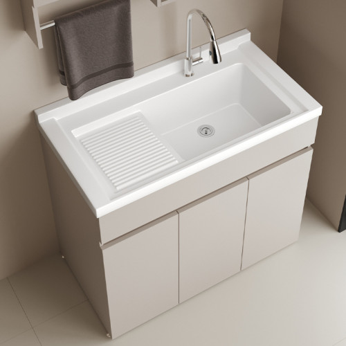 蜂窩鋁陽台洗衣機一體櫃組合帶搓衣板洗衣櫃石英石洗衣池台盆單獨 蜂窩鋁陽台洗衣機一體櫃組合帶搓衣板洗衣櫃石英石洗衣池台盆單獨