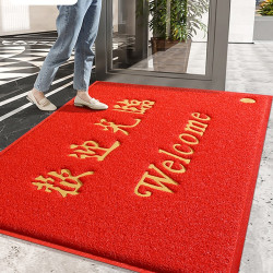 大江地墊歡迎光臨門墊商用酒店門口地毯防滑腳墊紅色迎賓開業