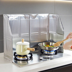 廚房擋油板瓦斯爐防油濺遮擋板鋁箔耐高溫隔熱板瓦斯爐台爐灶炒菜