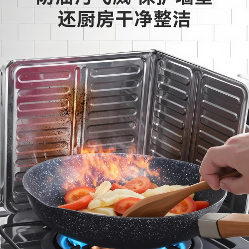 廚房擋油板瓦斯爐防油濺遮擋板鋁箔耐高溫隔熱板瓦斯爐台爐灶炒菜 廚房擋油板瓦斯爐防油濺遮擋板鋁箔耐高溫隔熱板瓦斯爐台爐灶炒菜