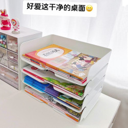書桌收納置物架學生書本台文件桌面盒子分類宿舍辦公室學習桌