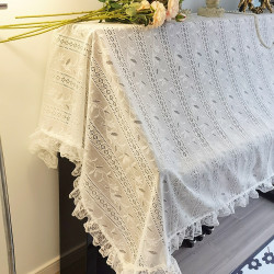 田園鋼琴布蓋布蕾絲電鋼琴罩半罩防塵罩全罩荷葉花邊公主琴