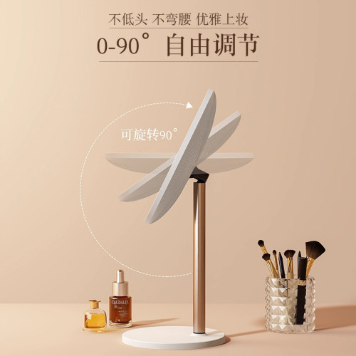 學生宿舍2025新款鏡子化妝鏡led帶燈桌面桌上型家用梳妝高清髮補光 學生宿舍2025新款鏡子化妝鏡led帶燈桌面桌上型家用梳妝高清髮補光