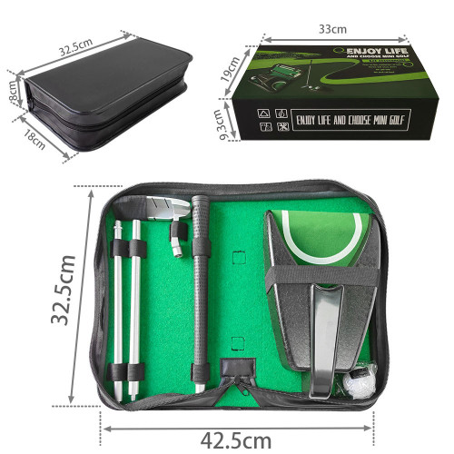 高爾夫禮品高爾夫自動迴球器推桿練習套裝可攜式高爾夫工具包收納 高爾夫禮品高爾夫自動迴球器推桿練習套裝可攜式高爾夫工具包收納