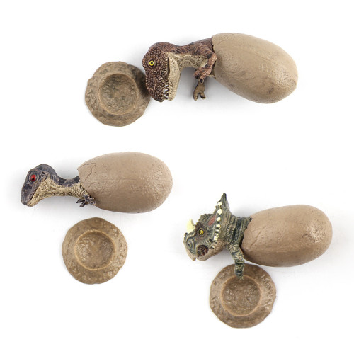 侏羅紀恐龍半孵化恐龍蛋仿真迷你恐龍玩具模型帶底 侏羅紀恐龍半孵化恐龍蛋仿真迷你恐龍玩具模型帶底