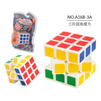 科教益智三階魔方 比賽競速鏡面魔力方塊 兒童早教塑膠玩具