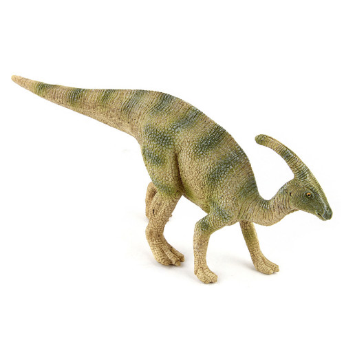 侏羅紀模型兒童仿真靜態塑膠實心恐龍副櫛龍綠 侏羅紀模型兒童仿真靜態塑膠實心恐龍副櫛龍綠