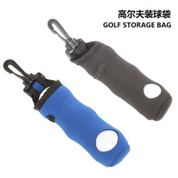 高爾夫球果嶺裝球工具下場配件潛水料球袋小球包高爾夫球收納袋