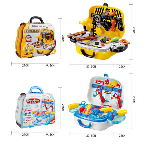 兒童過家家玩具仿真醫具手提箱小醫生兒童角色扮演節日禮物 兒童過家家玩具仿真醫具手提箱小醫生兒童角色扮演節日禮物