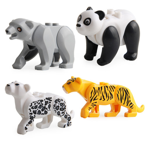 12款野生動物園小顆粒積木鱷魚積木兒童益智拼裝DIY早教玩具 12款野生動物園小顆粒積木鱷魚積木兒童益智拼裝DIY早教玩具