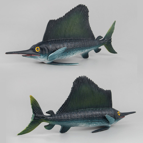 仿真海洋生物海鰻魚鄧氏魚旗魚實心海底動物兒童玩具認知 仿真海洋生物海鰻魚鄧氏魚旗魚實心海底動物兒童玩具認知