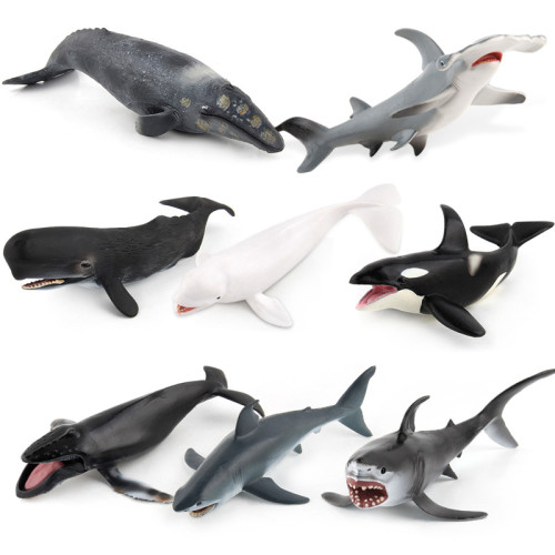 40款仿真實心海洋生物大白鯊鯨魚企鵞野生動物模型長頸鹿崑蟲套裝 40款仿真實心海洋生物大白鯊鯨魚企鵞野生動物模型長頸鹿崑蟲套裝