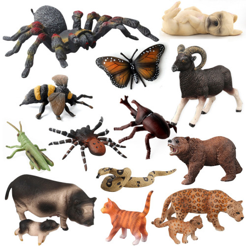 40款仿真實心海洋生物大白鯊鯨魚企鵞野生動物模型長頸鹿崑蟲套裝 40款仿真實心海洋生物大白鯊鯨魚企鵞野生動物模型長頸鹿崑蟲套裝