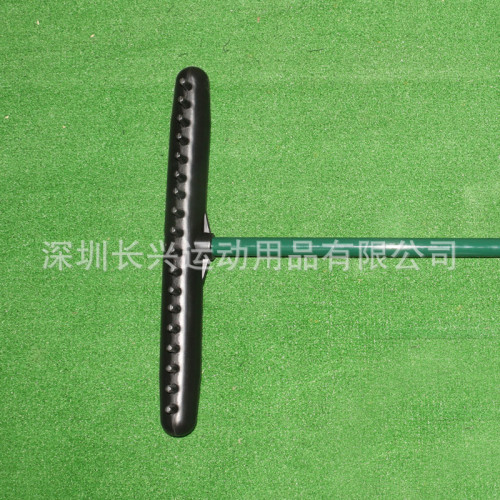 高爾夫沙耙 25齒圓頭大耙子鋁合金柄 球場球道沙坑耙沙平沙器 高爾夫沙耙 25齒圓頭大耙子鋁合金柄 球場球道沙坑耙沙平沙器
